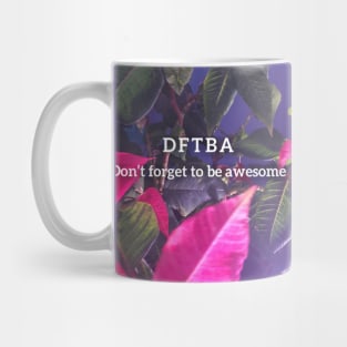 DFTBA rehabilitated poinsettia Mug